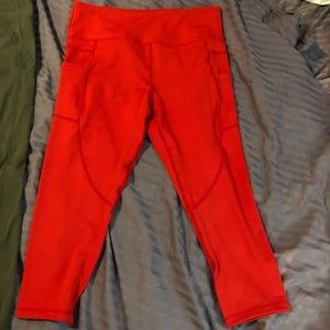 Red Zyia light n tight pocket leggings 24”.